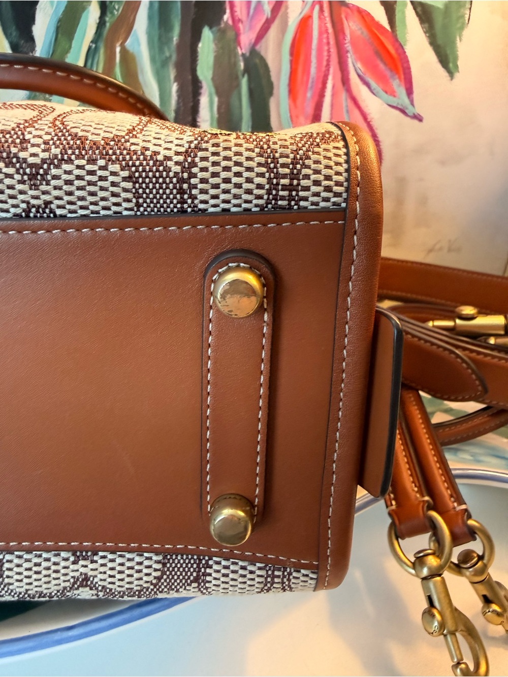 Coach Disney X Coach Rogue 25 In Signature Textile Jacquard With Mickey Mouse - Picture 11 of 16